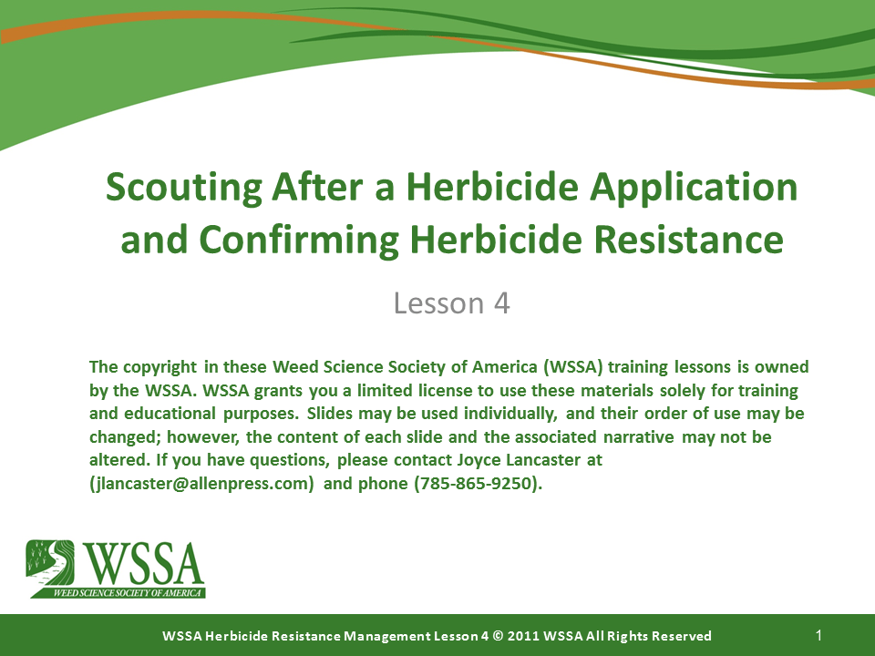 Slide1.PNG lesson4 - Scouting After a Herbicide Application and Confirming Herbicide Resistance