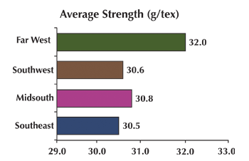 AvgStrength - Properties of the Growing Regions