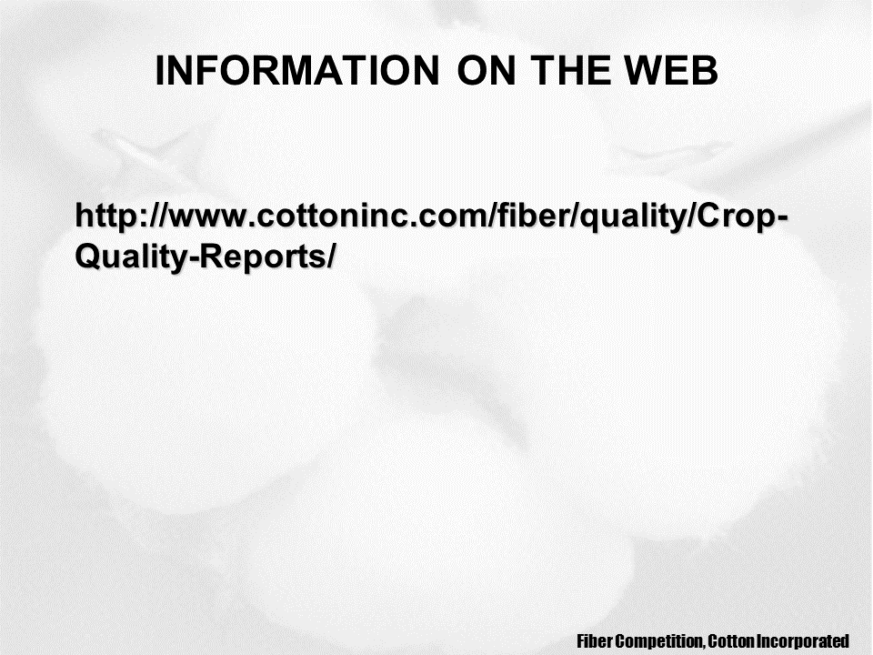 Cotton Crop Quality 2021 30 - Cotton Crop Quality Summary