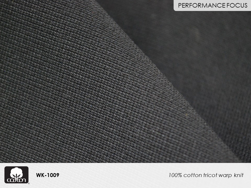 Fabricast 2022 Pattern WK-1009 100% cotton tricot warp knit
