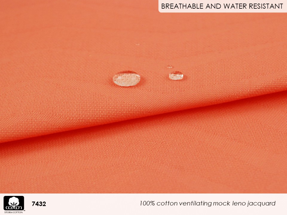 Fabricast-2022-slides-7432 100% cotton ventilating mock leno jacquard
