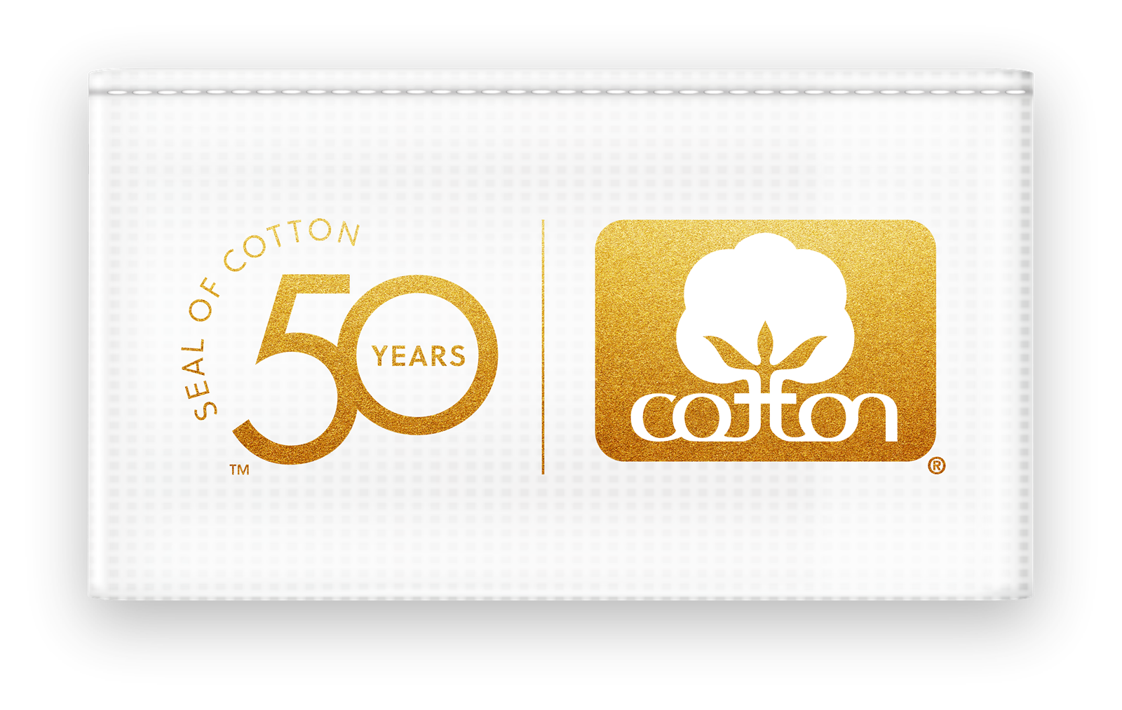 Seal of Cotton 50th Anniversary Logo Horizontal - Promoting a Commodity into a Brand Relevant Across Eras