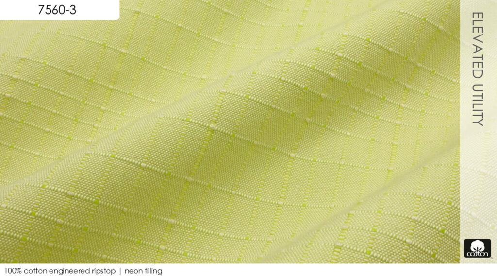 100% cotton engineered ripstop | neon filling
