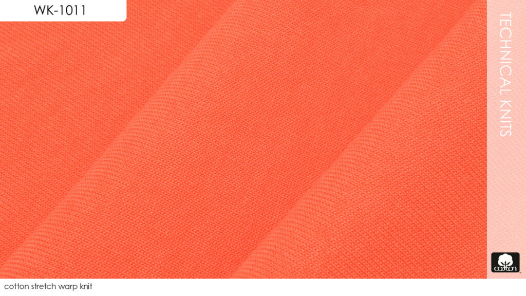 cotton stretch warp knit
