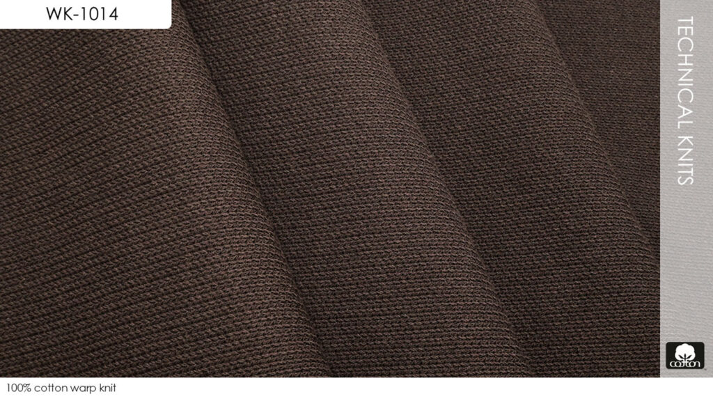 100% cotton warp knit 
