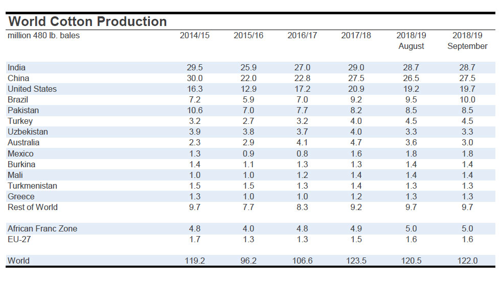 Cotton Market Fundamentals and Monthly Cotton Price Outlook